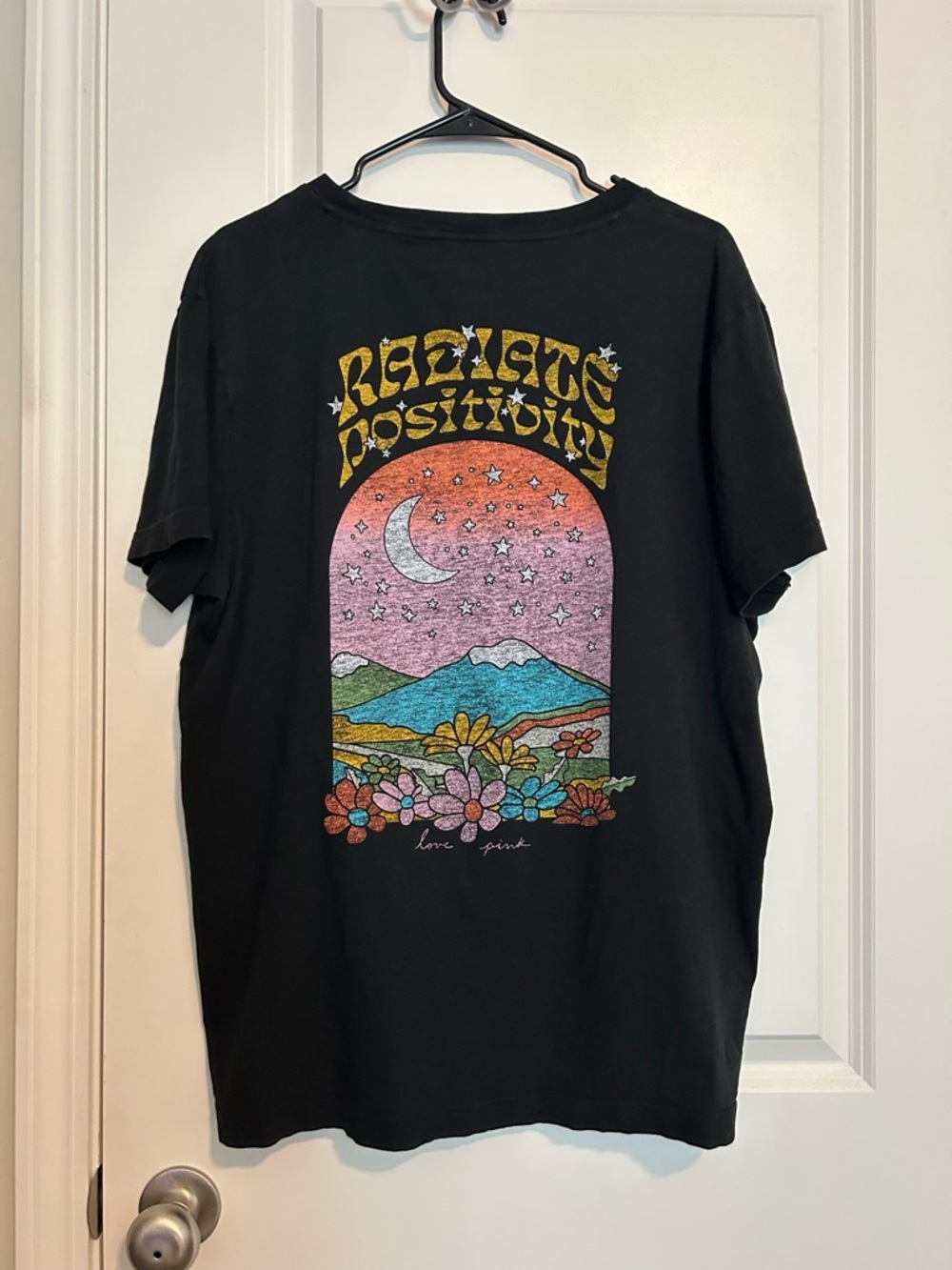 PINK Victoria's Secret Radiate Positivity Campus Tee